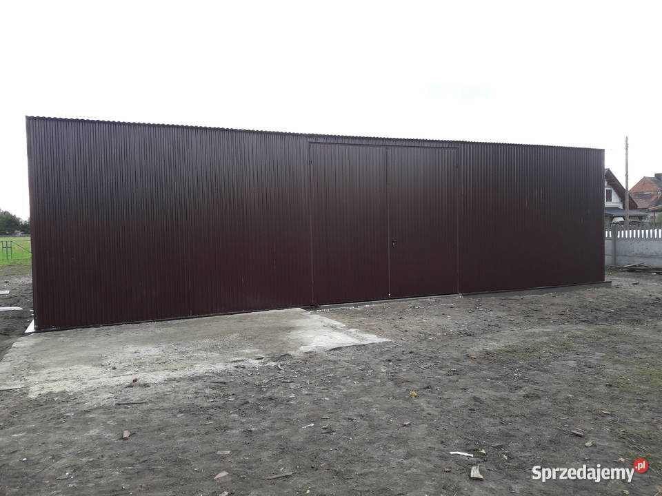 Garaż Blaszany 13x10m Hala Magazynowa Schowek opolskie Niemodlin