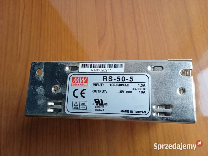 Przetwornica Zasilacz impulsowy Mean Well RS505 Miejsce Piastowe