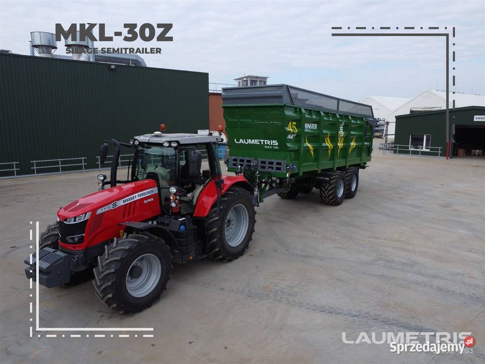 Laumetris Przyczepa objętościowa MKL30Z 40 m Białystok sprzedam