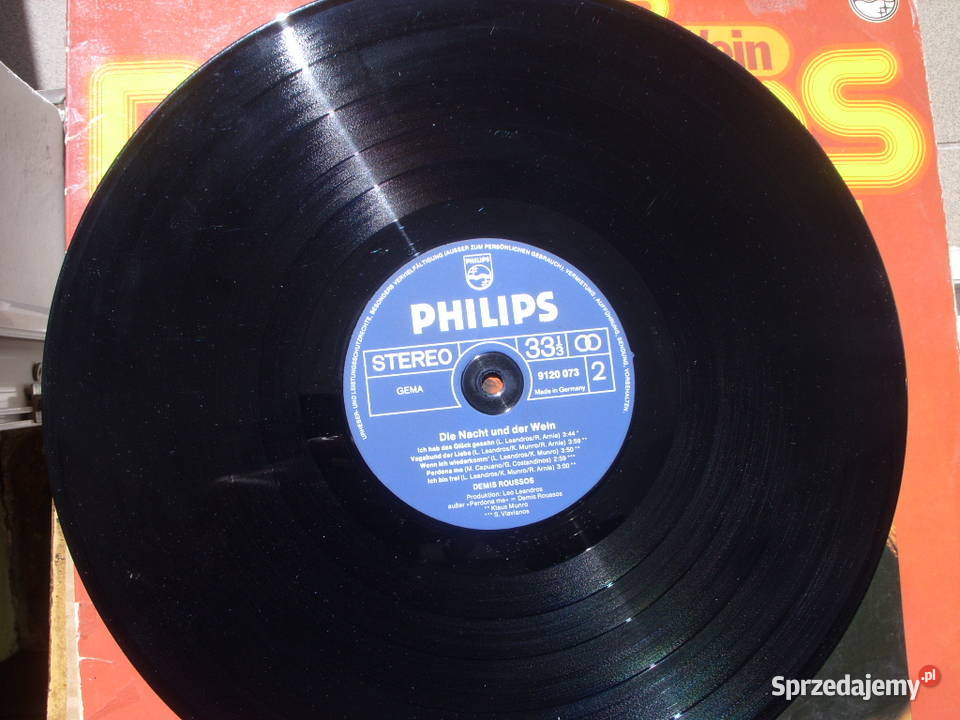 Pop LP DEMIS ROUSSOSDIE NACH UND 1976 Wołów