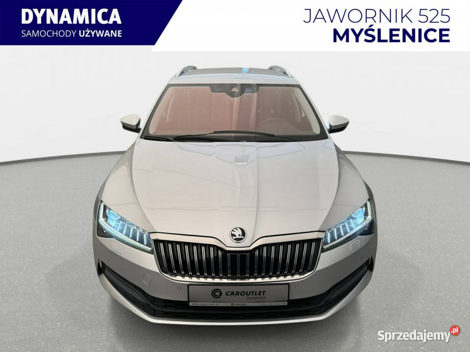 koda Superb Combi Ambition 20TDI 190 DSG 2020 r relingi dachowe Motoryzacja Myślenice