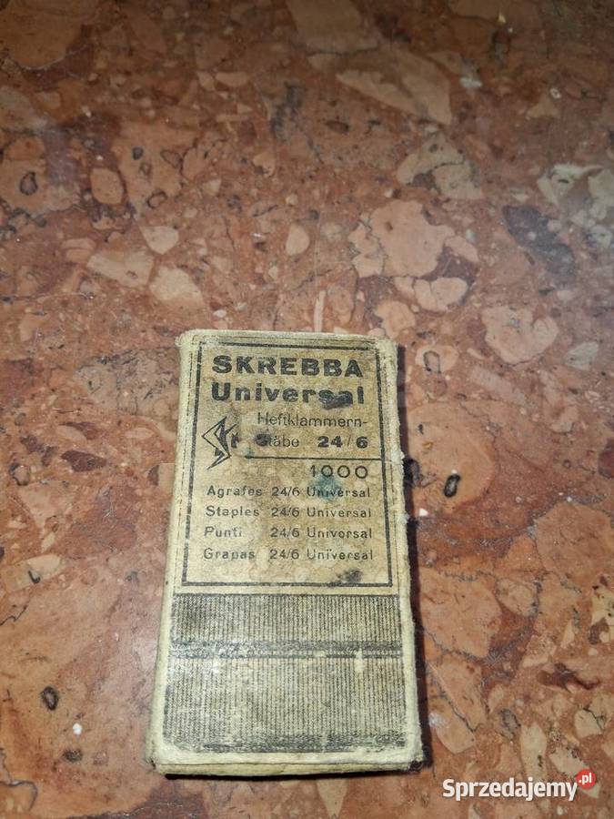 Zszywacze Staples Skrebba Universal z lat 40