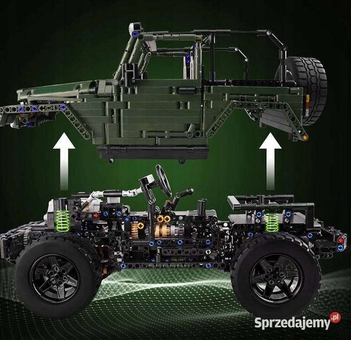 Mould King 13124D JEEP WRANGLER OFFROAD RUBICON Zabawki mazowieckie