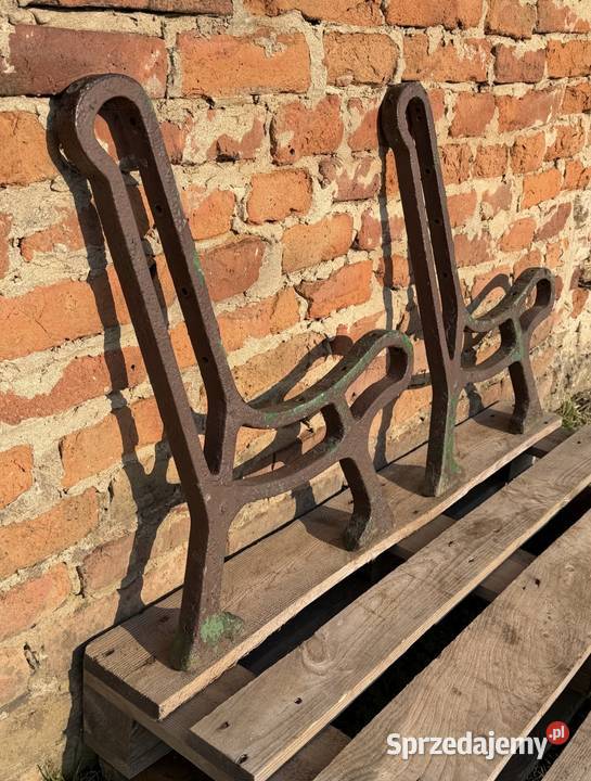 STARA ŁAWKA ŻELIWNA NOGI DO ŁAWKI MASYWNE dolnośląskie Bielawa