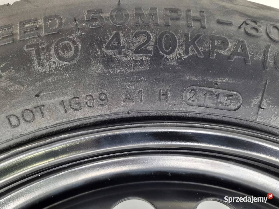 KOŁO DOJAZDOWE Ford Focus Mk3 lift C 12590 R16 Samochodowe Chełm