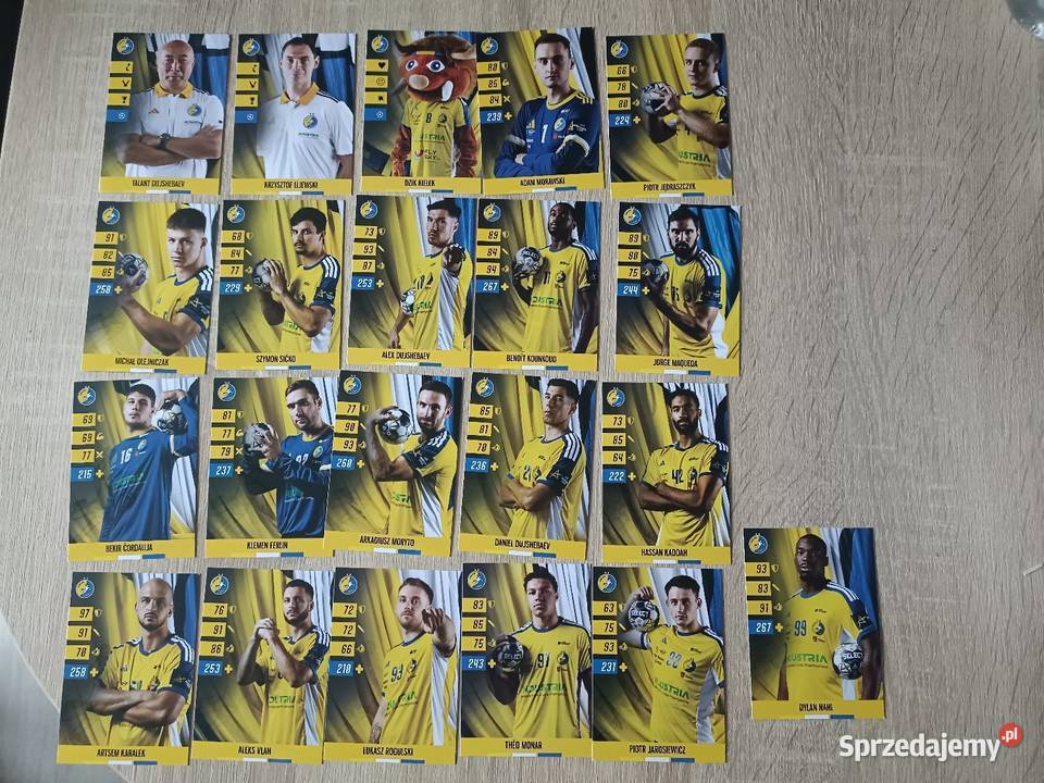 Karty kolekcjonerskie Industria Kielce Sezon Kwidzyn