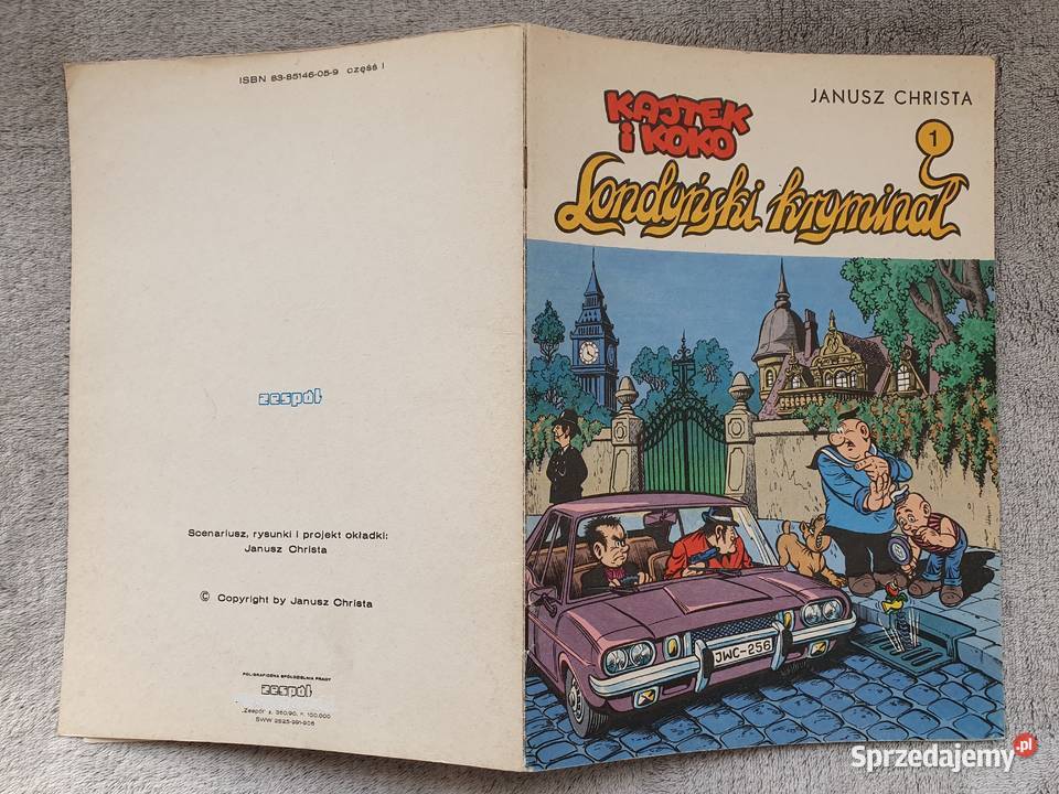 Kajtek i Koko Londyński Kryminał cz1 i 2 wyd 1 Kultura i Rozrywka pomorskie