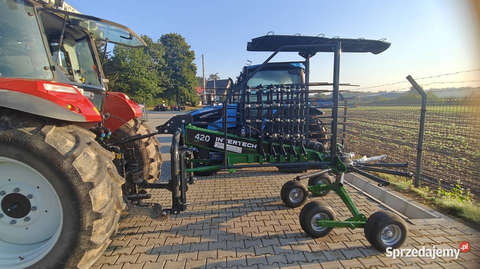 Zgrabiarka karuzelowa INTERTECH ZKT420 trwała nieuszkodzony Rząśno