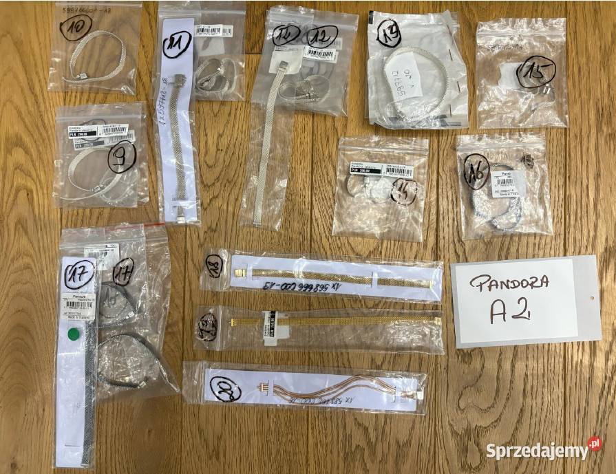 Syndyk sprzeda biżuterię PANDORA Warszawa