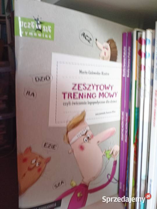 Ćwiczenia logopedyczne książki Trójmiasto tradycyjny podręcznik Gdańsk