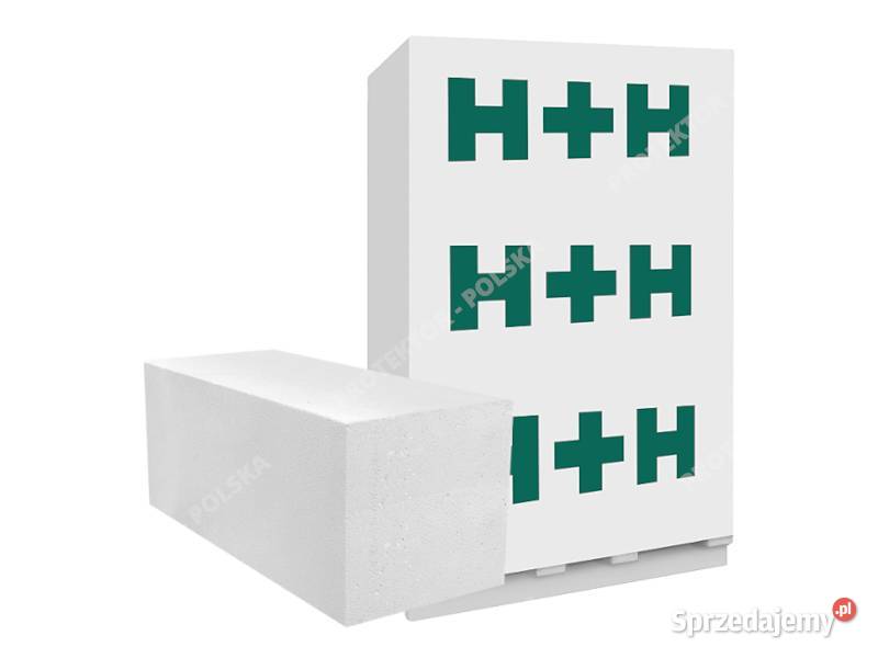 H+H 24 cm bloczek belit cegła pustak gazobeton pianowy hh