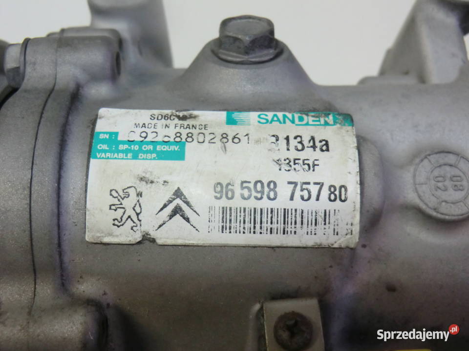 PEUGEOT 207 KOMPRESOR KLIMATYZACJI SD6C12 Krzeszowice