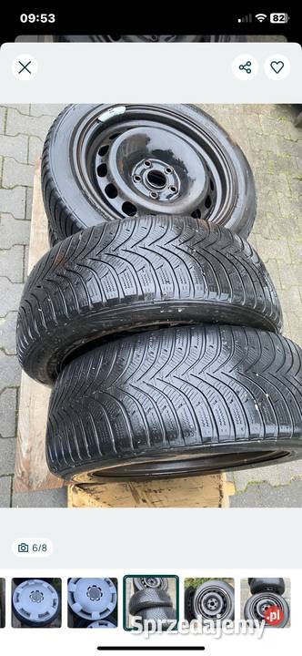 Koła stalowe opony zimowe Audi VW