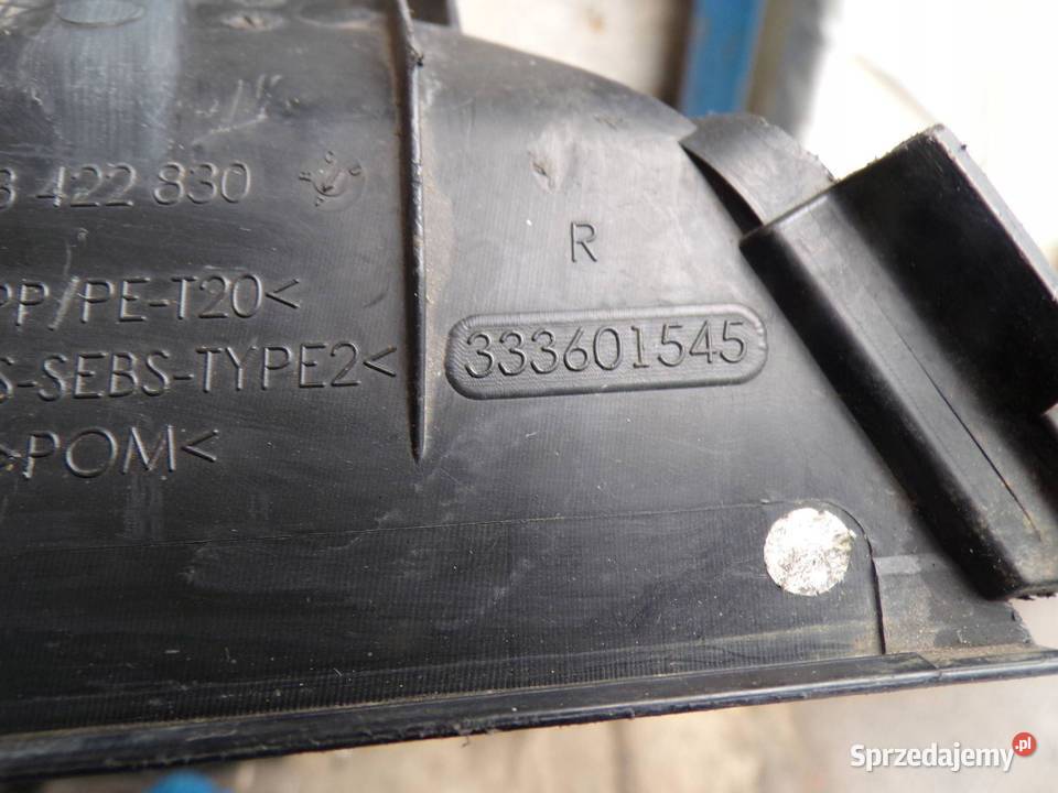 Opel Zafira C Odpływ podszybia prawy przód