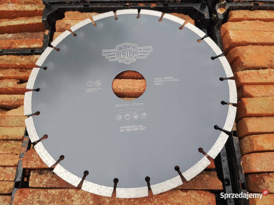 Tarcza diamentowa do betonu kostki cegły 300 mm Chojnów