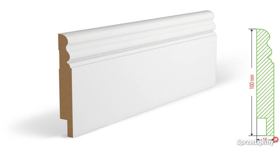 Listwy cokoły przypodłogowe MDF Kraków