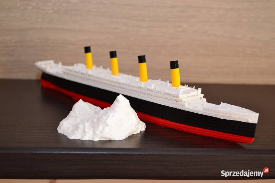 RMS Titanic góra lodowa Model Druk 3D Kolekcje Chrzanów