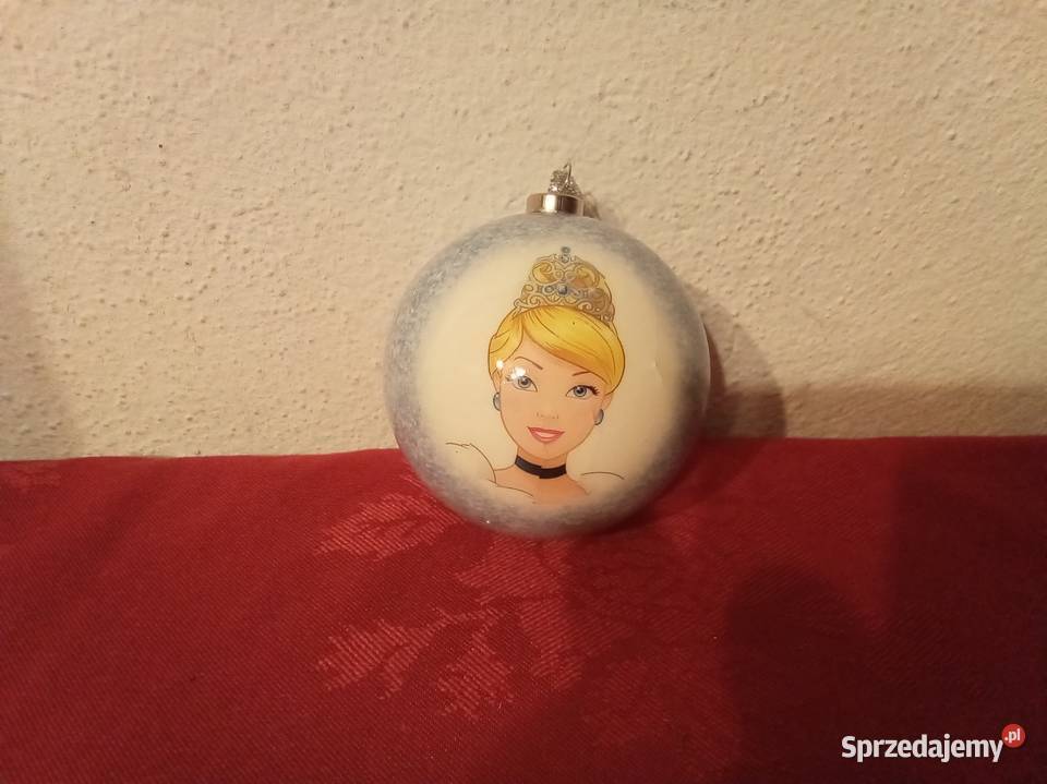 Bombka plastikowa świąteczna kopciuszek Disney Warszawa