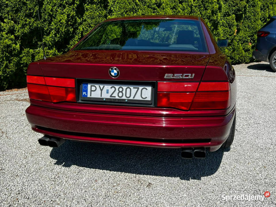 BMW 850 Zarejestrowana I E31 19891999 tempomat wielkopolskie Baranowo