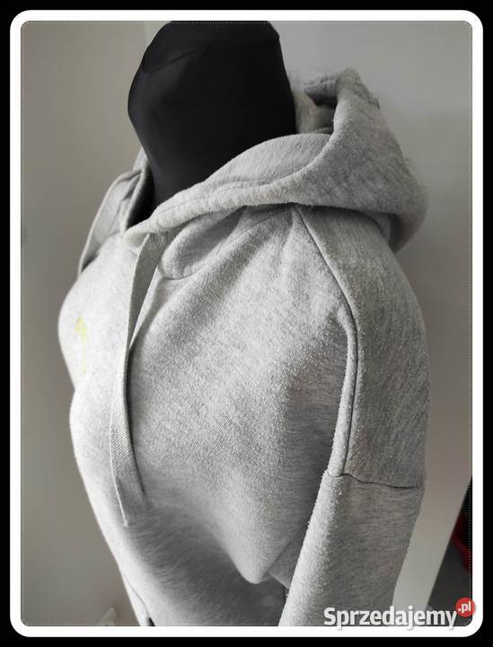 Szara bluza damska z kapturem CROPP rozmiar 36 S Płock