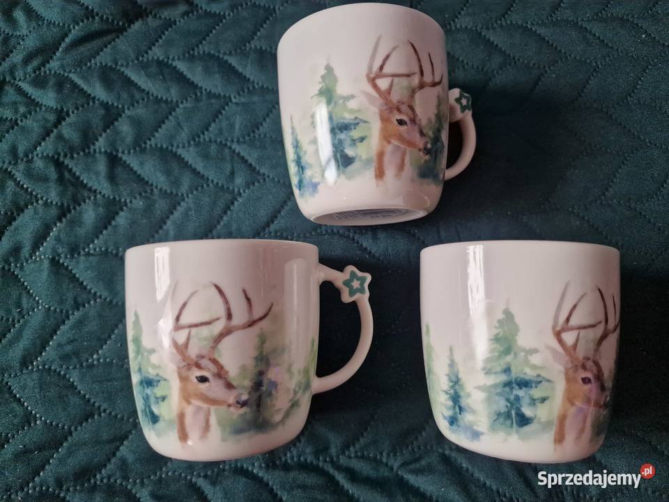 NOWY Kubek świąteczny porcelanowy ELOY renifer dolnośląskie Wrocław