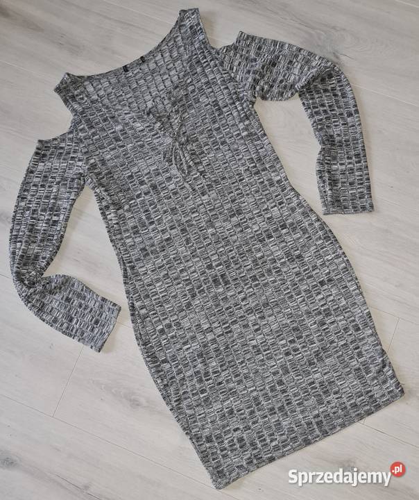Sukienka dzianinowa sznurowana 38M Rozmiar 38(M) Łódź