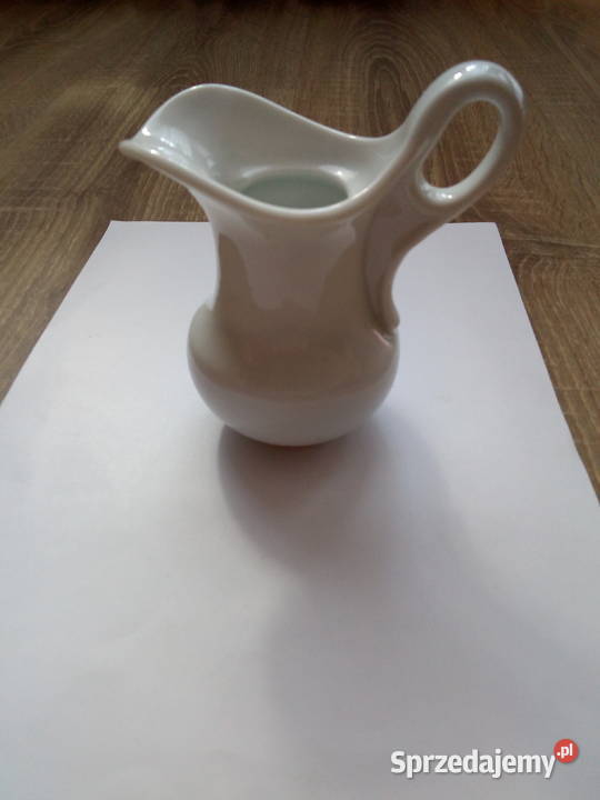 Dzbanek Flakon Biały Ceramiczny Lublin