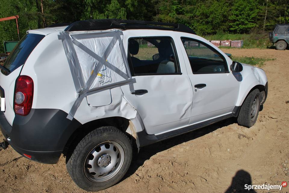 DACIA Duster wypadku benzyna+LPG warmińsko-mazurskie