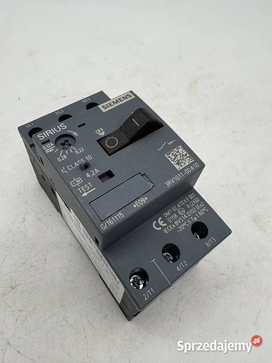Siemens 3RV10111AA10 Wyłącznik silnikowy 1116A