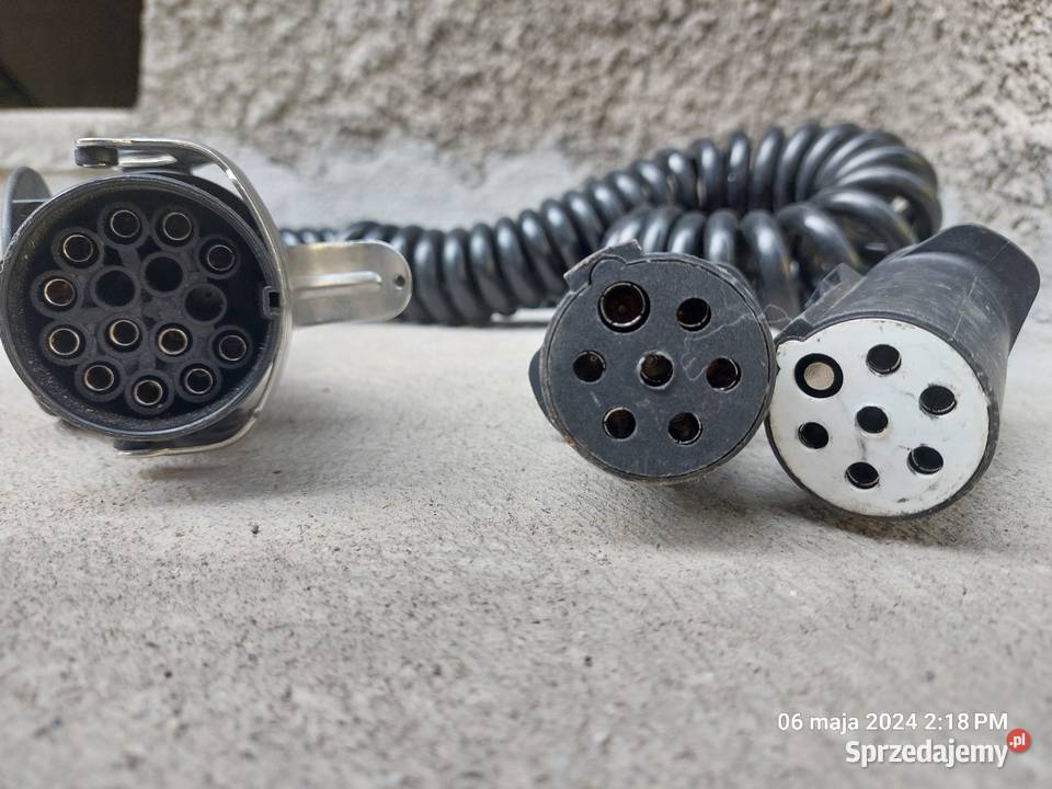 Przewód do naczepy 15 pin na 2 x 7 pin Motoryzacja opolskie Nysa