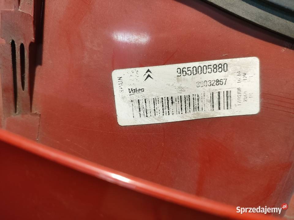 Citroen xara picasso lampa lewy tył Oświetlenie wielkopolskie Swarzędz sprzedam