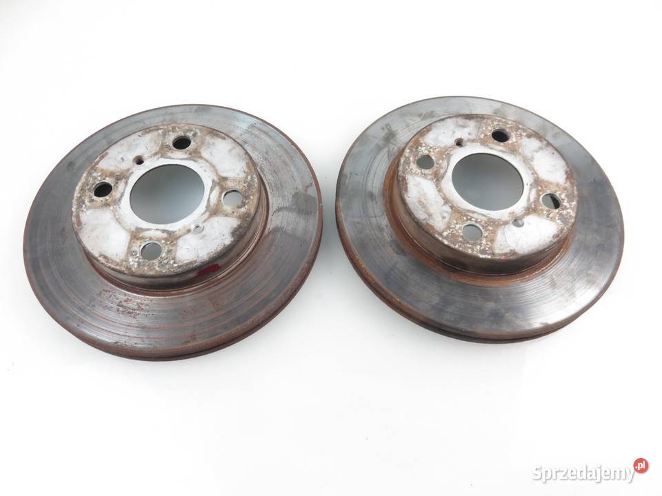 2x TARCZA HAMULCOWA PRZÓD TOYOTA YARIS I 10 VVT
