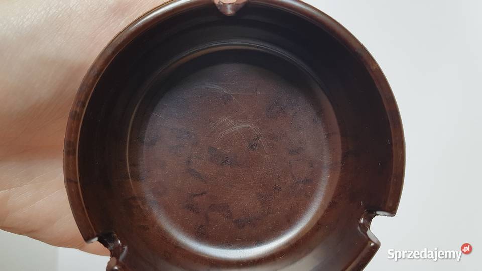 Stara sygnowana bakelitowa popielniczka bakelit Dąbrowa Górnicza sprzedam
