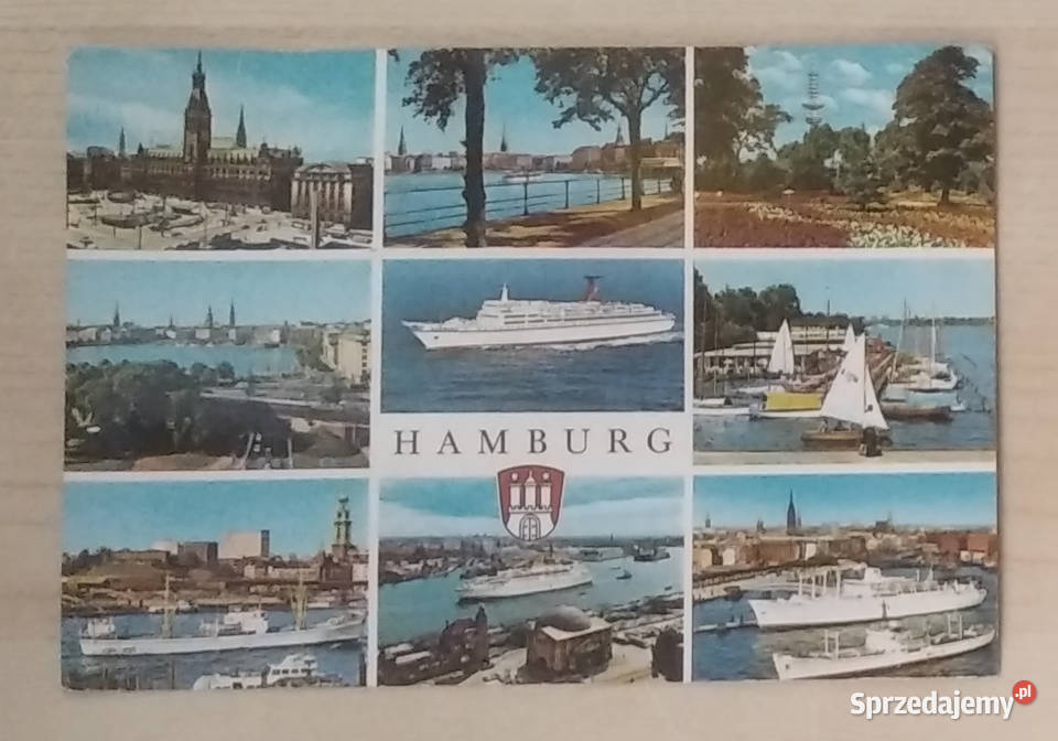 POCZTÓWKA HAMBURG LATA 80 STARA POCZTÓWKA Poznań
