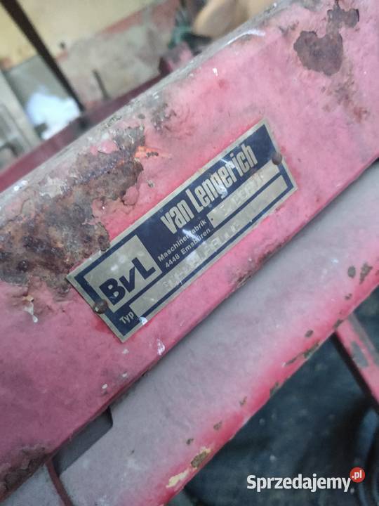 Pług van lengerich bvl Pługi Maszyny uprawowe
