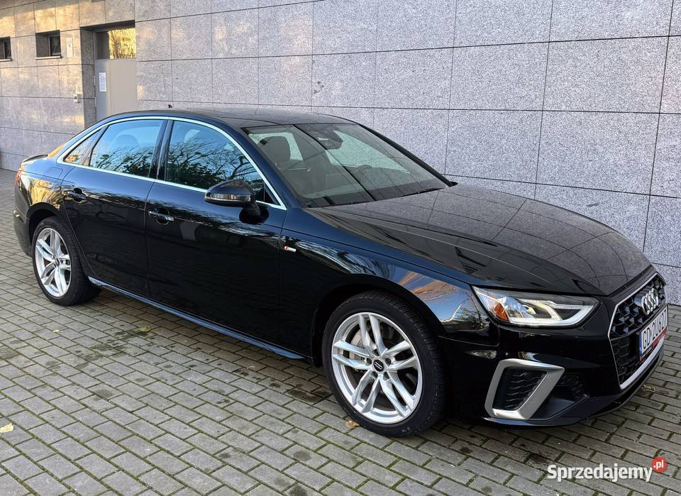 Audi A4 B9 FL 2020 20 TFSI 265 Quattro S line nieuszkodzony Gdańsk