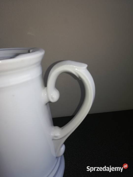Biały porcelanowy dzbanek porcelana śląska Ceramika i szkło Gdańsk