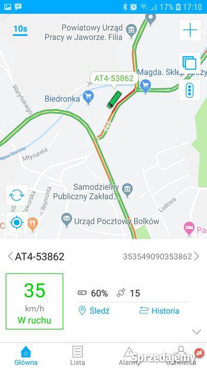 Lokalizator GPS do auta samochodu mocna bateria