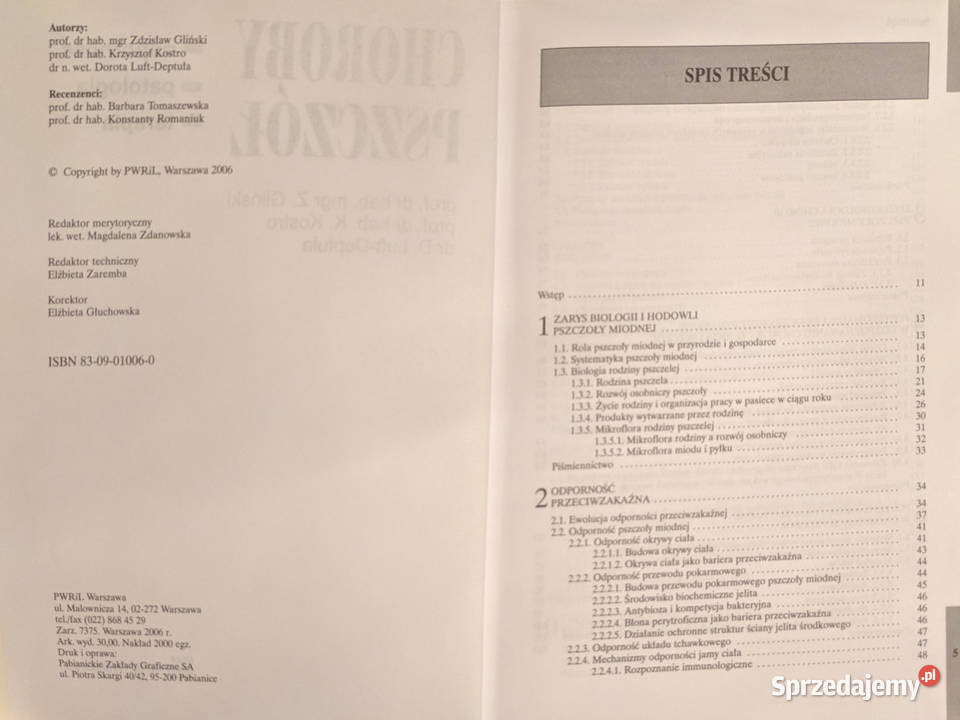 Choroby pszczół odporność patologia terapia Międzyrzec Podlaski