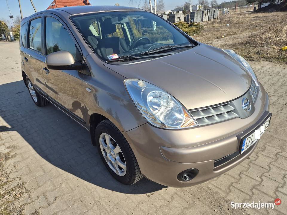 Nissan Note Model 2008 1301 WłaścicielSalon Rok produkcji 2007 Legnica