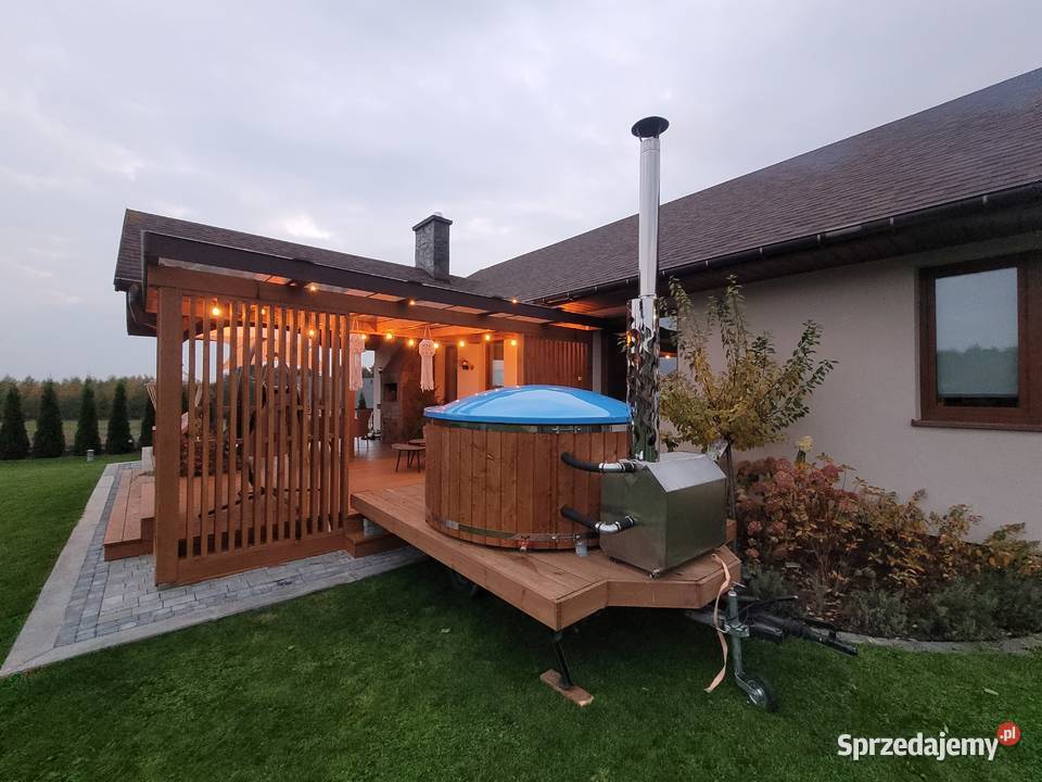 Balia Ogrodowa Gorąca Beczka Kąpielowa Sauna Szczecinek