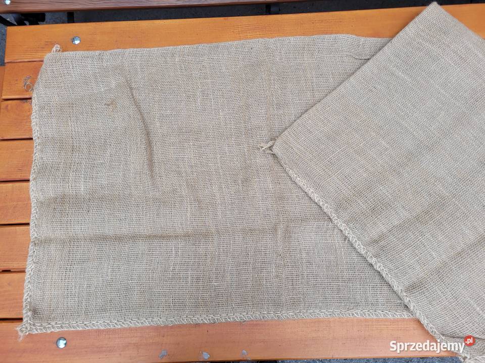 Polski MOCNY Worek jutowy 50x85 NATURALNA JUTA Pozostałe sprzedam