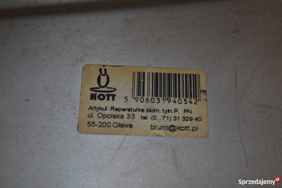 Reperaturka błotnika tył prawa Polonez Wiśniowa