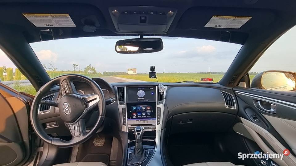 Infiniti q60 30 Twinturbo 305 hp AWD szary Zajączki Drugie