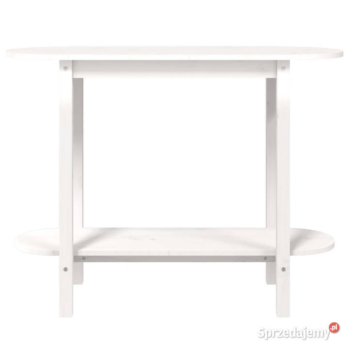 Stolik konsolowy biały 110x40x80 lite drewno mazowieckie Warszawa