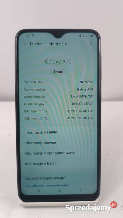 Smartfon SAMSUNG Galaxy A10 232GB Katowice sprzedam