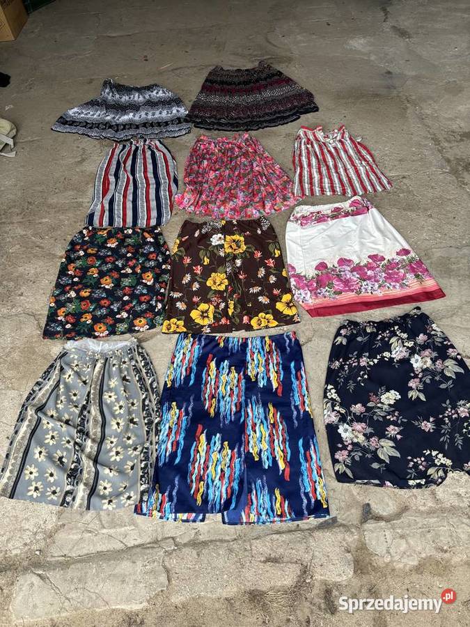 stara kolorowa psódnica spódnice ciuch babci z Kosianka-Trojanówka