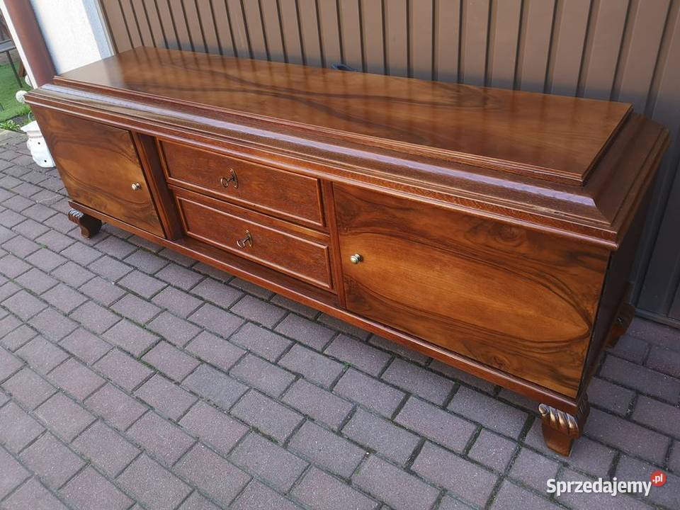 Komoda Szafka RTV Niska ARTDECO 205 OrzechDąb Meble Swarzędz