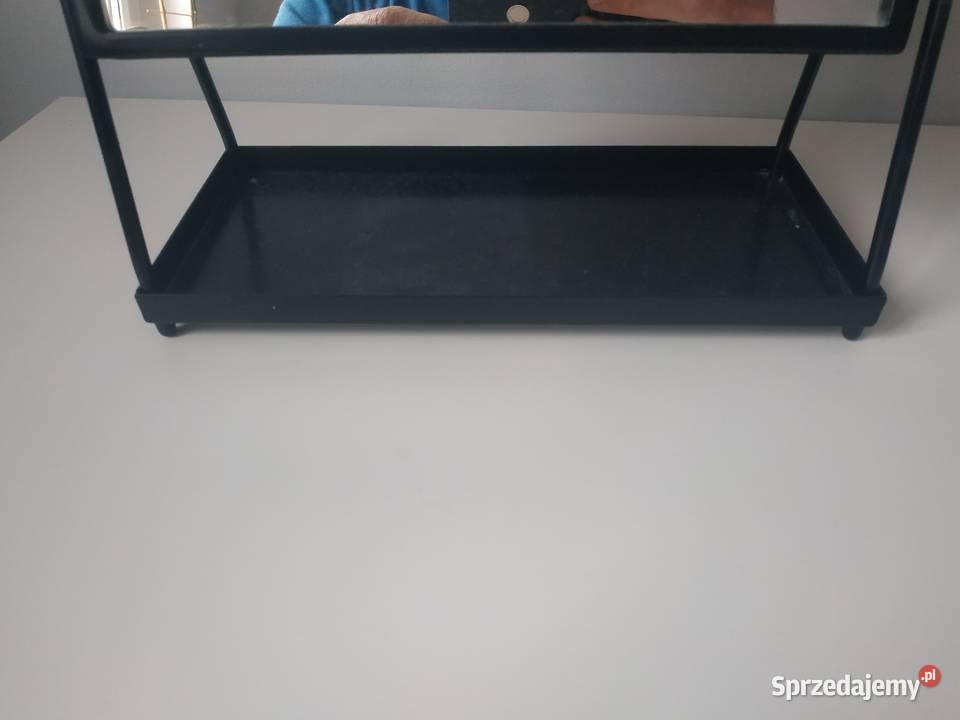 Lustro stołowe toaletka Ikea czarne stojące Dom i Ogród sprzedam