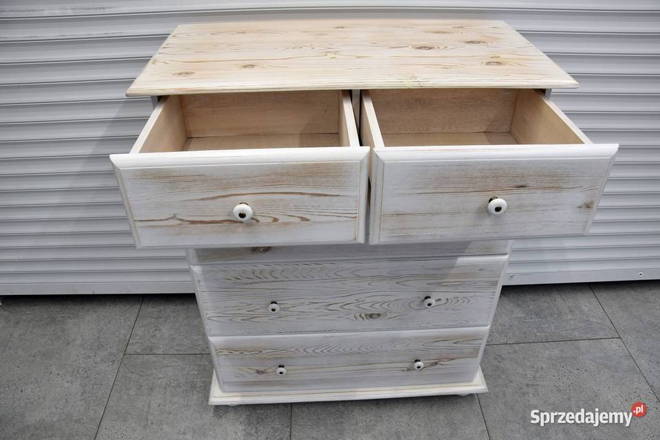 komoda z szufladami z drewna sosnowego nowa warmińsko-mazurskie Olsztyn
